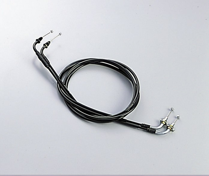 スロットルワイヤーW ブラック 150mmロング HURRICANE（ハリケーン） フォルツァ・TypeX・S（〜03年 MF06）