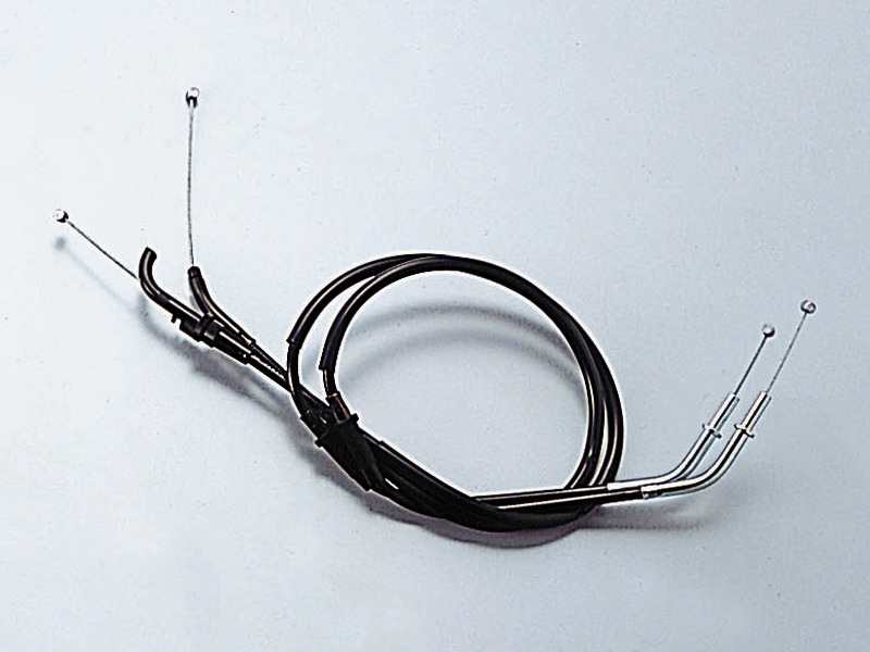 スロットルワイヤーW ブラック 150mmロング HURRICANE（ハリケーン） ゼファー1100（ZEPHYR）/RS