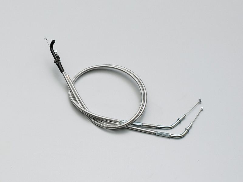 スロットルワイヤーW ステンレスメッシュ 150mmロング HURRICANE（ハリケーン） ZRX400・2（〜08年）