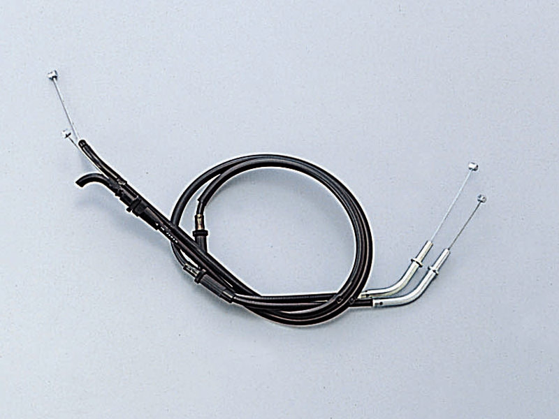 スロットルワイヤーW ブラック 50mmロング HURRICANE（ハリケーン） ZZR1200（02〜05年）