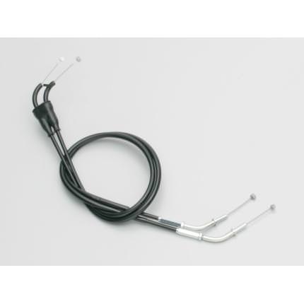 スロットルワイヤーW ブラック 50mmロング HURRICANE（ハリケーン） ZX-12R（04〜06年）