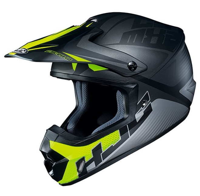CS-MX2 エリューション ブラック/イエロー（MC5SF） L（58-59cm） オフロードヘルメット HJC