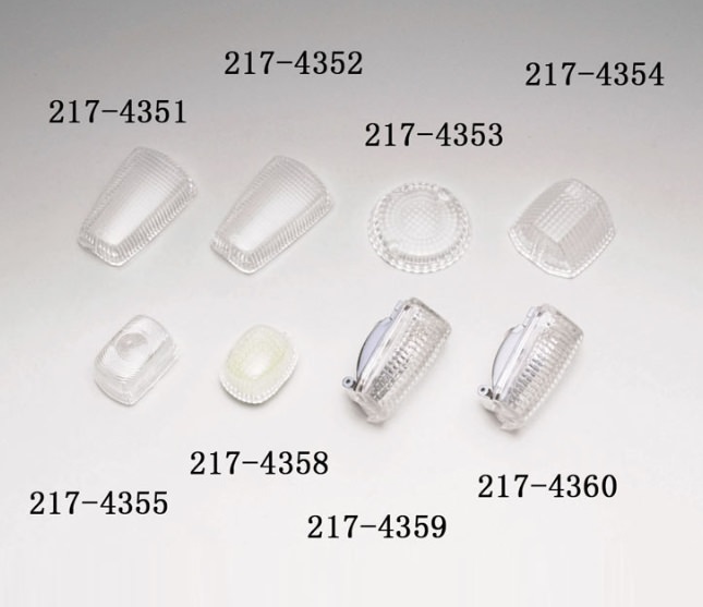 純正タイプウインカーレンズ クリア フロント左右・リア左右（共通） KIJIMA（キジマ） ZRX400II（95〜08年）