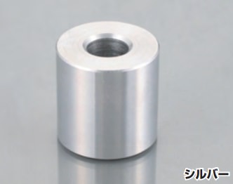 アルミスペーサーカラー シルバー/Φ10用 1 ヶ入 KITACO（キタコ）