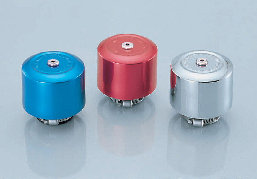 スーパーパワーフィルター（ストレート）Φ32 レッドアルマイト KITACO（キタコ）