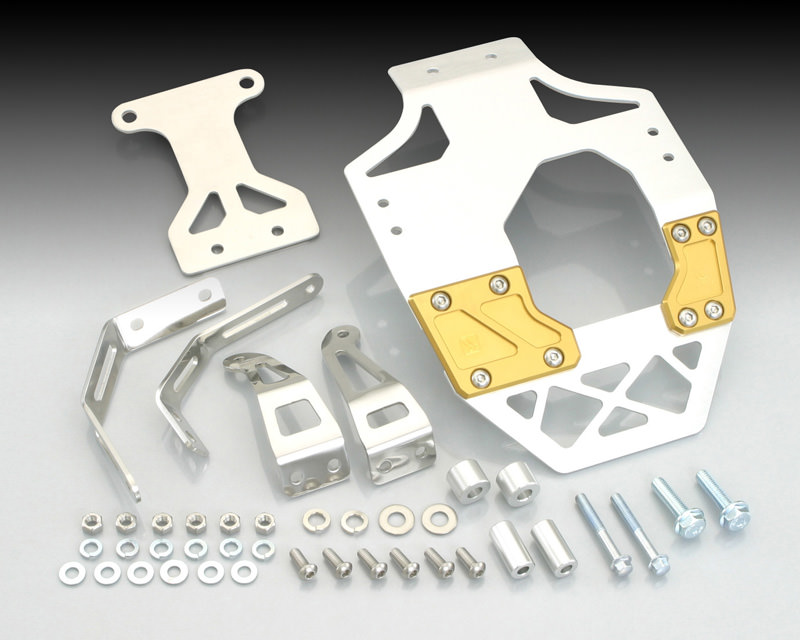 スキッドプレート シルバー・ゴールド KITACO（キタコ） GROM（グロム）JC61