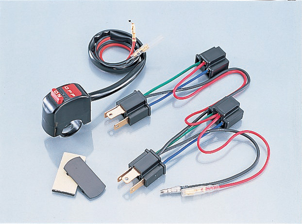 ヘッドライトON/OFFスイッチ CRタイプ（H4バルブ デュアルヘッドライト用） KITACO（キタコ）