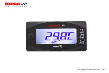 KOSO Mini3デジタル （外気温&電圧&時計） KN企画