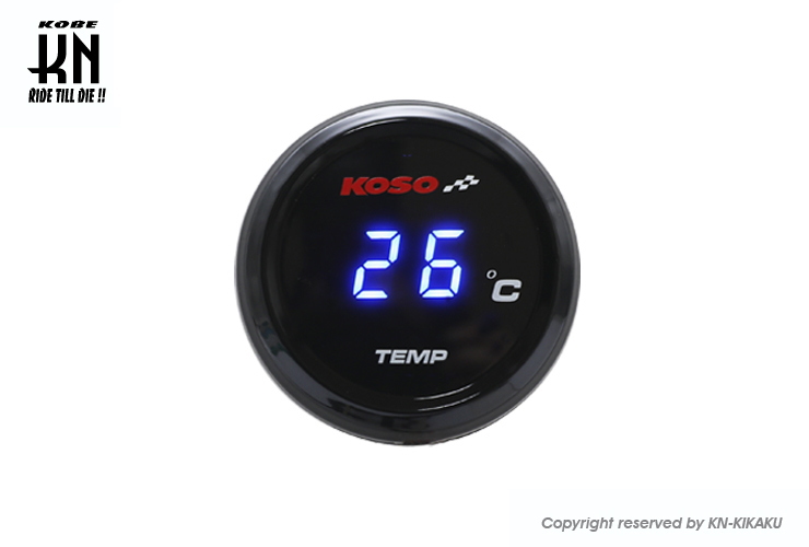 KOSO i-Gearメーター（温度計） ブルー表示 KN企画