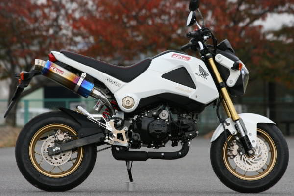 NITRO TITAN（ニトロ チタン）スリップオンマフラー K2-tec（ケイツーテック） GROM（グロム）JC61