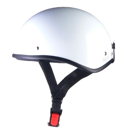 D'LOOSE D-355 ハーフヘルメット ホワイト フリー（57〜60cm未満） リード工業