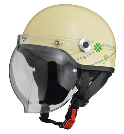 CROSS CR-760 ハーフヘルメット クラブアイボリー フリー（57〜60cm未満） リード工業