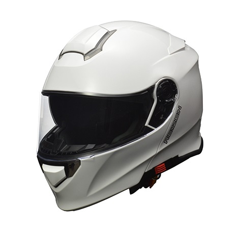 REIZEN モジュラーヘルメット ホワイト M(57-58cm未満） リード工業