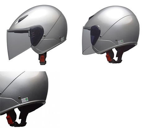 SERIO RE-351 セミジェットヘルメット シルバー LL（61-62cm未満 