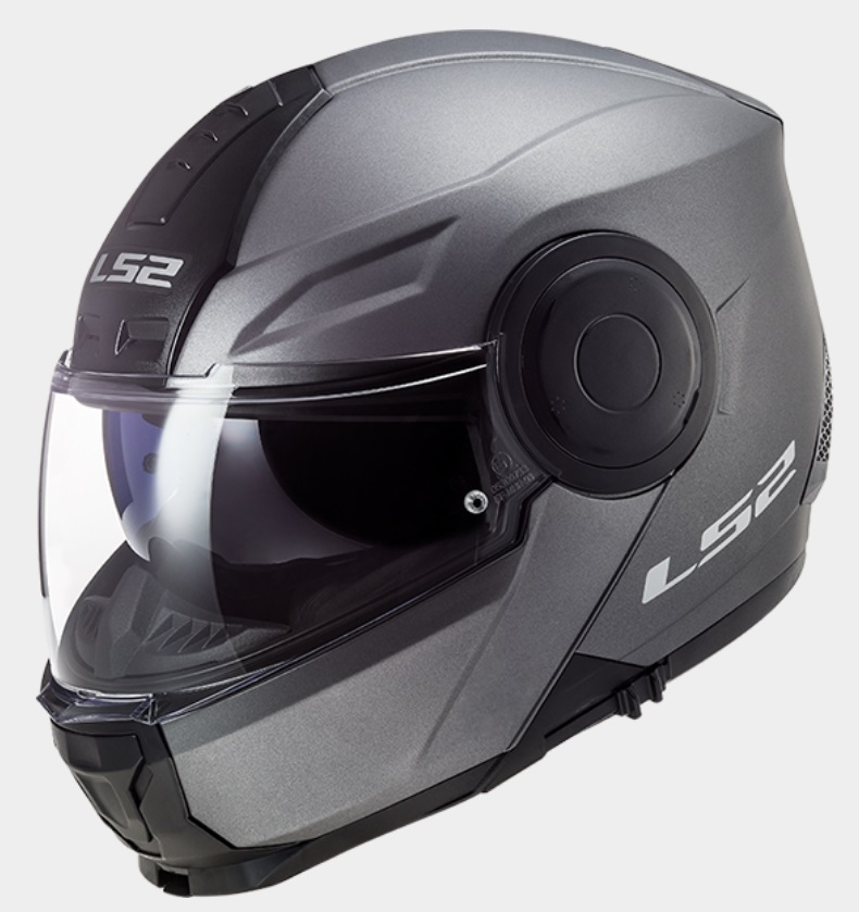 SCOPE（スコープ）システムヘルメット マット チタニウム Sサイズ LS2