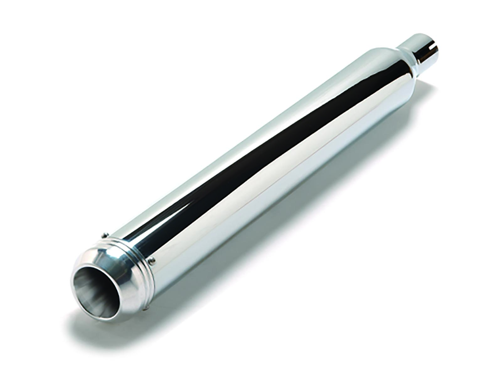 アルティメット ラウンド スリップオンマフラー メッキ/バフエンド（2in1エキパイ用） モーターステージ（MOTOR STAGE） ソフテイル（SOFTAIL）84年〜