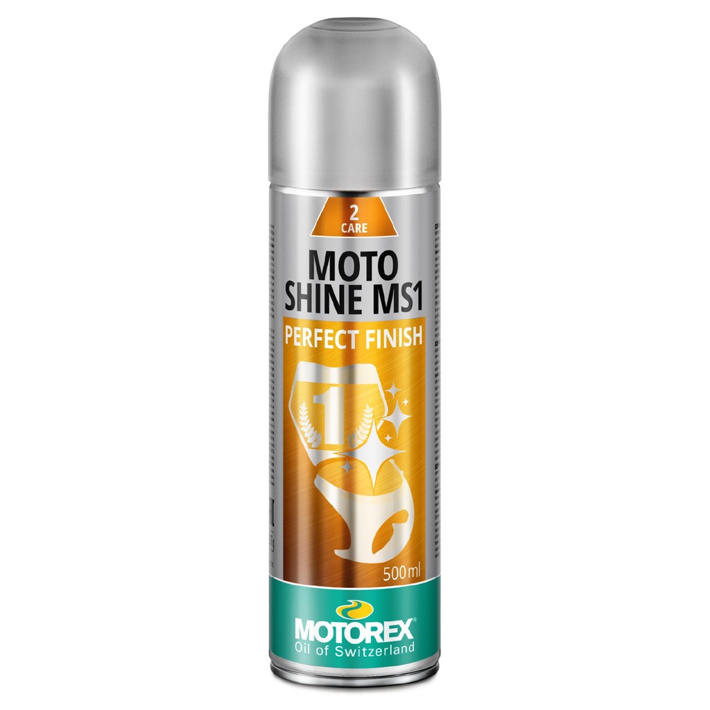 モトシャイン 500ml（光沢スプレー） MOTOREX（モトレックス）
