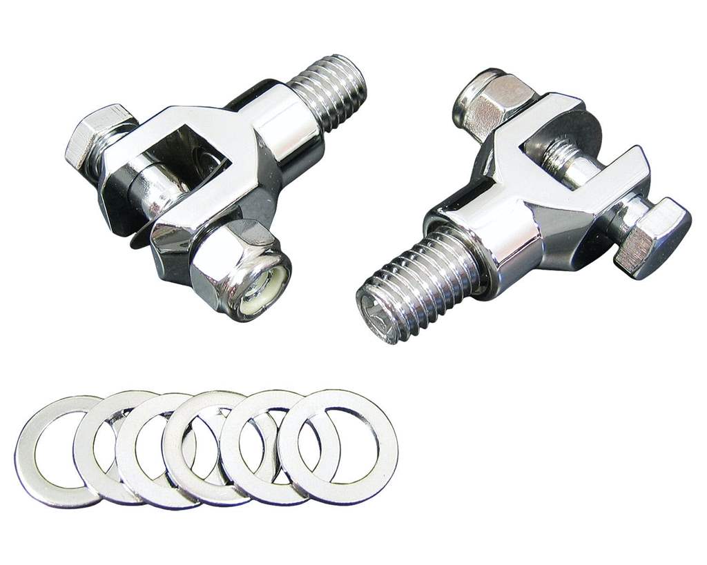 1/2×13 ボルト頭無しフットペグクリップキット クローム NEO FACTORY（ネオファクトリー）