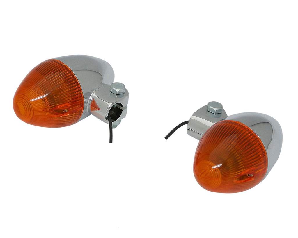 ユニバーサルマウント ロケットレンズウインカーセット クローム NEO FACTORY（ネオファクトリー）