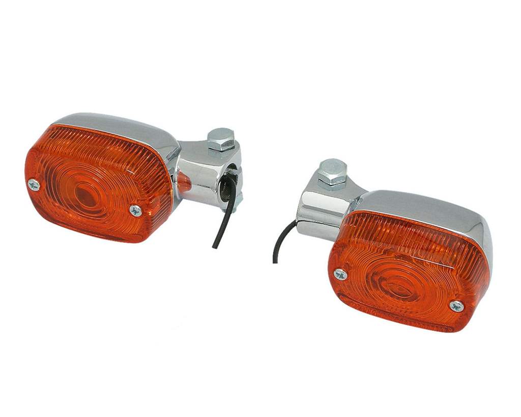 ユニバーサルマウント スクエアウインカーセット クローム NEO FACTORY（ネオファクトリー）