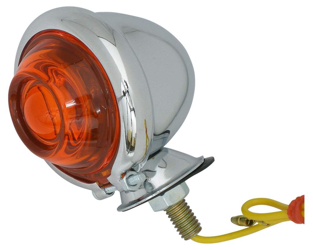 ベーツスタイルバレットウインカー オレンジクラシックレンズ クローム NEO FACTORY（ネオファクトリー）