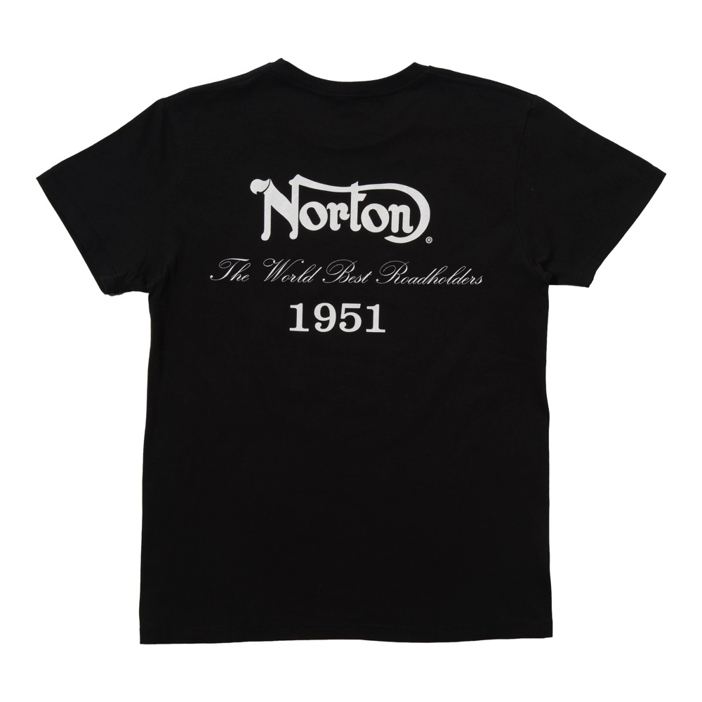 Tシャツ NRT05 ブラック Lサイズ Norton（ノートン）