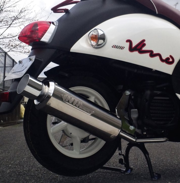 V-DRAGメタル マフラー NRマジック ビーノ（VINO）4ストロークSA54J/O2センサー車