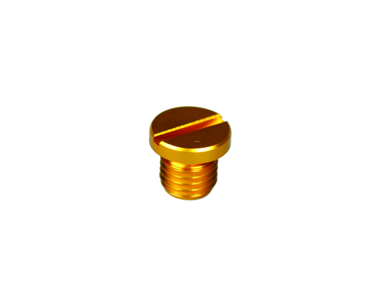 アルミカラードミラーホールカバーキャップ M10 ゴールド POSH（ポッシュ）
