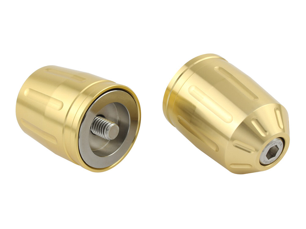 ウルトラヘビーバーエンドタイプ2 KAWASAKI純正ハンドル M8用 シャンパンゴールド POSH（ポッシュ）