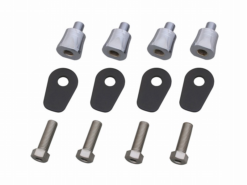 HGウインカー用ボルトオンステーセット メッキ POSH（ポッシュ） ZRX400