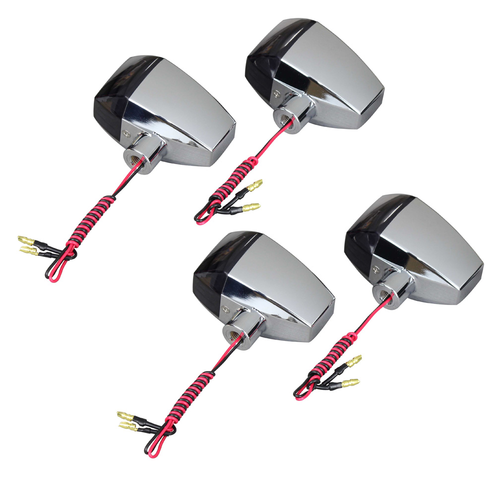 ボルトオンLEDウインカーキット メッキ/スモーク ZRタイプ（クリスタルカットレンズ） POSH（ポッシュ） ZRX1200R（04〜08年）