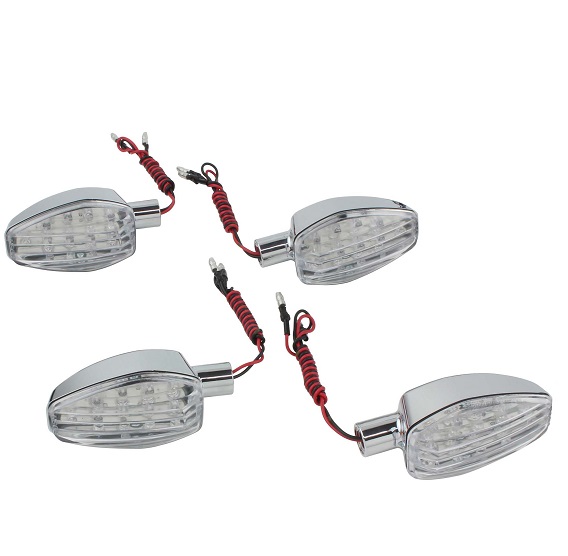 ライトウエイトLEDウインカー メッキ/クリアレンズ POSH（ポッシュ） GSX400インパルス（99年〜）