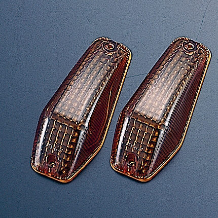 エアロシャープミニウインカー補修スペアレンズ2個 アンバー　POSH（ポッシュ）