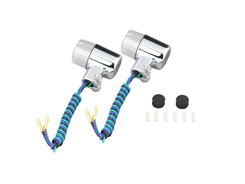 キャストウインカー 71タイプ（ダブル球仕様）メッキ/クリアレンズ 電球無 POSH（ポッシュ）