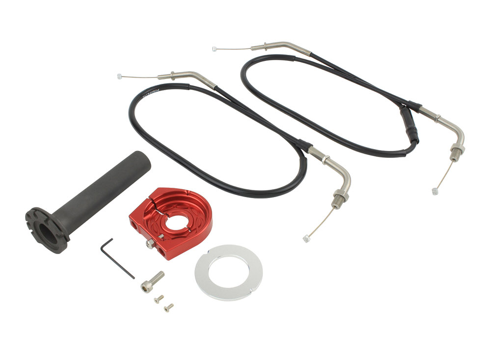 スムーススリムラインハイスロットルキット レッド POSH（ポッシュ） Z900RS