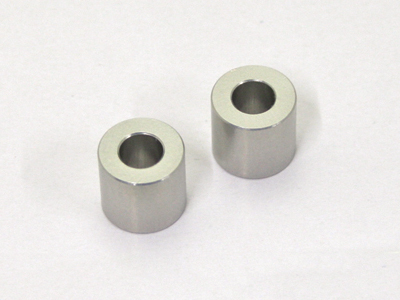 M6（1/4）アルミスペーサー T5 シルバー 2PCS POSH（ポッシュ）