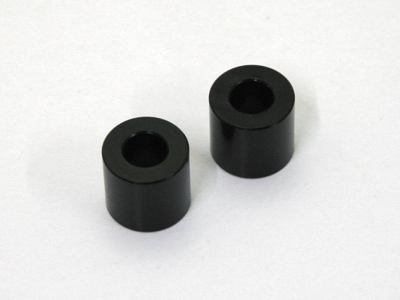 M6（1/4）アルミスペーサー T20 ブラック 1PC POSH（ポッシュ）