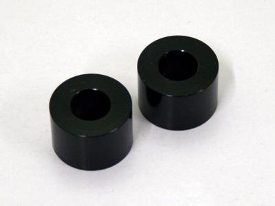 M8（5/16）アルミスペーサー T10 ブラック 2PCS POSH（ポッシュ）