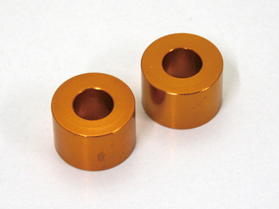 M8（5/16）アルミスペーサー T12 ゴールド 2PCS POSH（ポッシュ）