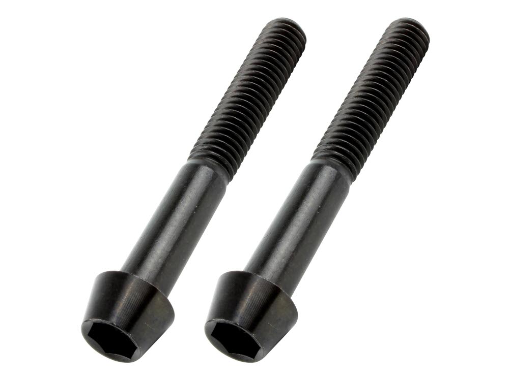 ステンレステーパーキャップボルト ブラック M6×45mm（2本入） POSH（ポッシュ）