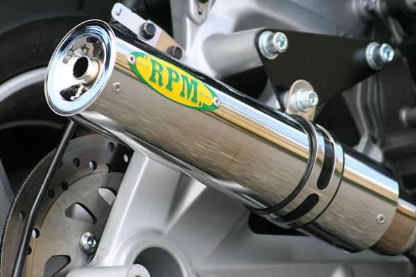 フルエキゾーストマフラー ステンレス Φ80×300（政府認証） RPM アドレスV125（ADDRESS）CF46A