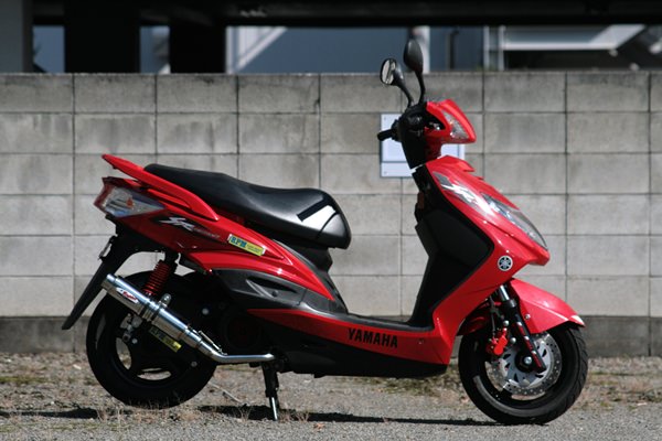 80D-RAPTORマフラーチタンサイレンサー（政府認証品） RPM シグナスX（CYGNUS-X）SE44J