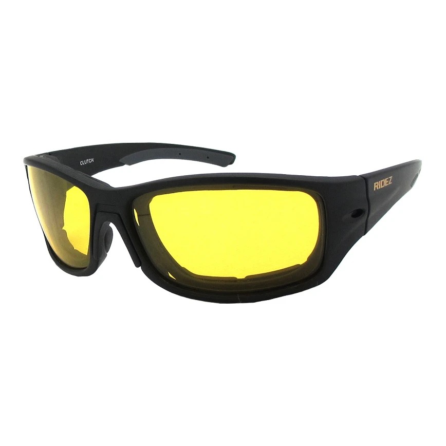 Protection Eyewear サングラス  CLUTCH RS907 マット ブラック/YELLOW 透過率75% RIDEZ（ライズ）