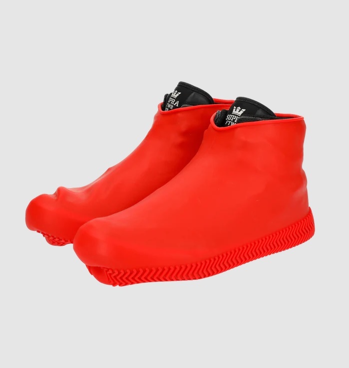 DEF-SC1 DEF Waterproof Shoe Cover(ウォータープルーフシューズカバー) レッド Lサイズ RIDEZ（ライズ）