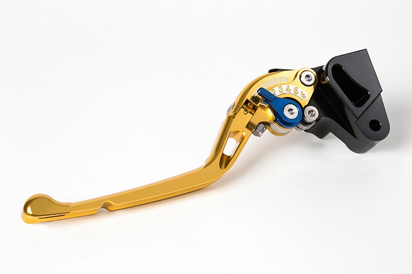 可倒式アジャストクラッチレバー ゴールド RIDEA（リデア） RVF750（RC45）