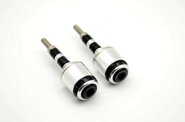 ハンドル内径Φ13.5-Φ15.5用 SPINNER バーエンド ミドルタイプ シルバー SSB-1B-ST-SR RIDEA（リデア）