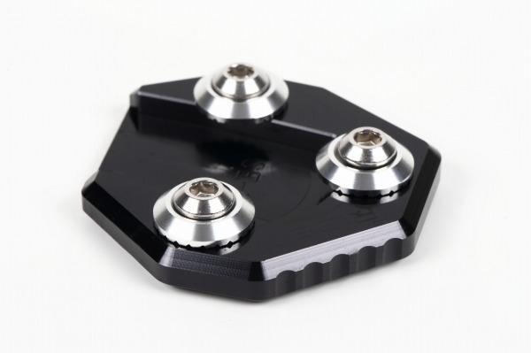 サイドスタンドエンド ブラック RIDEA（リデア） GROM（グロム）