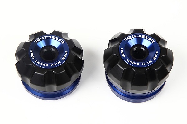 フロントアクスルスライダー ブルー RIDEA（リデア） TMAX530（15〜17年）