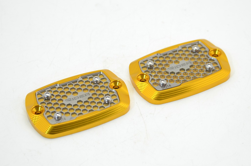 マスターシリンダーキャップ ゴールド RIDEA（リデア） TMAX530（12〜17年）