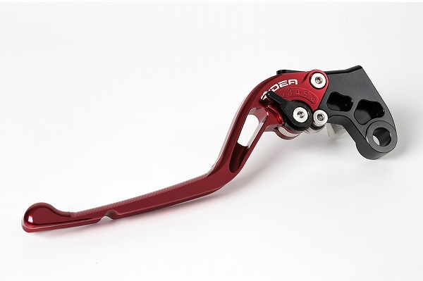 アジャストブレーキレバー レッド RIDEA（リデア） FZ6フェザー（04〜10年）